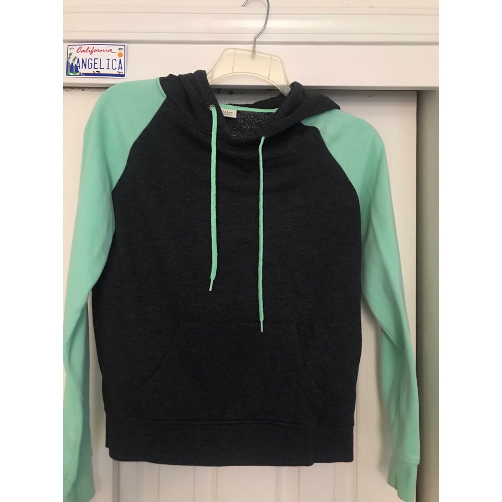 Light Sweater with two toned color (Gray and Mint)